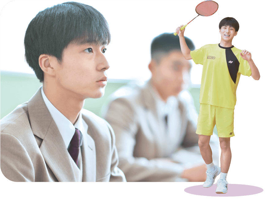 体育総合コース2年 齊藤優楽 さん（日見中出身）